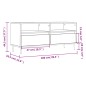 vidaXL TV-Schrank Sonoma-Eiche 100x34,5x44,5 cm Holzwerkstoff vidaXL TV-Schrank Sonoma-Eiche 100x34,5x44,5 cm Holzwerkstoff