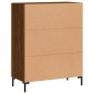 vidaXL Sideboard Braun Eichen-Optik 69,5x34x90 cm Holzwerkstoff vidaXL Sideboard Braun Eichen-Optik 69,5x34x90 cm Holzwerkstoff