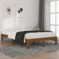 vidaXL Massivholzbett Honigbraun Kiefer 120x200 cm