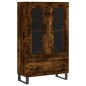 vidaXL Highboard Räuchereiche 69,5x31x115 cm Holzwerkstoff vidaXL Highboard Räuchereiche 69,5x31x115 cm Holzwerkstoff
