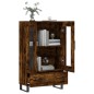 vidaXL Highboard Räuchereiche 69,5x31x115 cm Holzwerkstoff vidaXL Highboard Räuchereiche 69,5x31x115 cm Holzwerkstoff