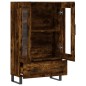 vidaXL Highboard Räuchereiche 69,5x31x115 cm Holzwerkstoff vidaXL Highboard Räuchereiche 69,5x31x115 cm Holzwerkstoff