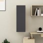 vidaXL TV-Schrank Grau 30,5x30x90 cm Holzwerkstoff vidaXL TV-Schrank Grau 30,5x30x90 cm Holzwerkstoff