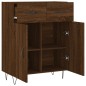 vidaXL Sideboard Braun Eichen-Optik 69,5x34x90 cm Holzwerkstoff vidaXL Sideboard Braun Eichen-Optik 69,5x34x90 cm Holzwerkstoff