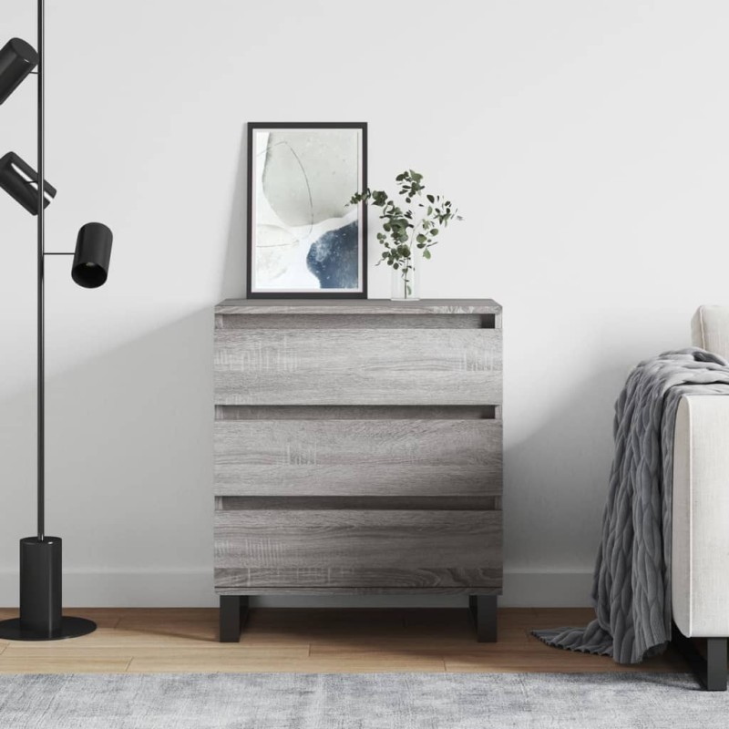 vidaXL Sideboard Grau Sonoma 60x35x70 cm Holzwerkstoff vidaXL Sideboard Grau Sonoma 60x35x70 cm Holzwerkstoff