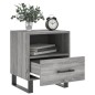 vidaXL Nachttische 2 Stk. Grau Sonoma 40x35x47,5 cm Holzwerkstoff vidaXL Nachttische 2 Stk. Grau Sonoma 40x35x47,5 cm Holzwerkstoff