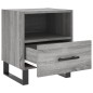 vidaXL Nachttische 2 Stk. Grau Sonoma 40x35x47,5 cm Holzwerkstoff vidaXL Nachttische 2 Stk. Grau Sonoma 40x35x47,5 cm Holzwerkstoff