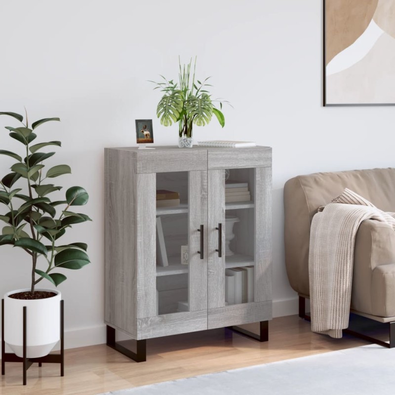 vidaXL Sideboard Grau Sonoma 69,5x34x90 cm Holzwerkstoff vidaXL Sideboard Grau Sonoma 69,5x34x90 cm Holzwerkstoff