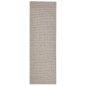vidaXL Teppich Natur Sisal 80x250 cm Sandfarbe vidaXL Teppich Natur Sisal 80x250 cm Sandfarbe