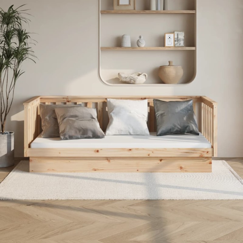 vidaXL Tagesbett 80x200 cm Massivholz Kiefer vidaXL Tagesbett 80x200 cm Massivholz Kiefer