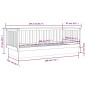 vidaXL Tagesbett 80x200 cm Massivholz Kiefer vidaXL Tagesbett 80x200 cm Massivholz Kiefer