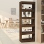 vidaXL Bücherregal/Raumteiler Braun Eiche 60x30x166 cm Holzwerkstoff vidaXL Bücherregal/Raumteiler Braun Eiche 60x30x166 cm Holzwerkstoff