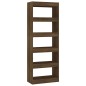vidaXL Bücherregal/Raumteiler Braun Eiche 60x30x166 cm Holzwerkstoff vidaXL Bücherregal/Raumteiler Braun Eiche 60x30x166 cm Holzwerkstoff
