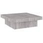 vidaXL Couchtisch Grau Sonoma 90x90x28 cm Holzwerkstoff vidaXL Couchtisch Grau Sonoma 90x90x28 cm Holzwerkstoff