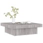vidaXL Couchtisch Grau Sonoma 90x90x28 cm Holzwerkstoff vidaXL Couchtisch Grau Sonoma 90x90x28 cm Holzwerkstoff