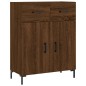 vidaXL Sideboard Braun Eichen-Optik 69,5x34x90 cm Holzwerkstoff vidaXL Sideboard Braun Eichen-Optik 69,5x34x90 cm Holzwerkstoff