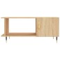 vidaXL Couchtisch Sonoma-Eiche 90x50x40 cm Holzwerkstoff vidaXL Couchtisch Sonoma-Eiche 90x50x40 cm Holzwerkstoff