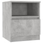 vidaXL Nachttisch Betongrau 40x40x50 cm Holzwerkstoff vidaXL Nachttisch Betongrau 40x40x50 cm Holzwerkstoff