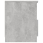 vidaXL Nachttisch Betongrau 40x40x50 cm Holzwerkstoff vidaXL Nachttisch Betongrau 40x40x50 cm Holzwerkstoff