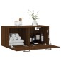 vidaXL Wandschrank Braun Eichen-Optik 80x36,5x35 cm Holzwerkstoff