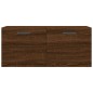 vidaXL Wandschrank Braun Eichen-Optik 80x36,5x35 cm Holzwerkstoff