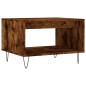 vidaXL Couchtisch Räuchereiche 60x50x40 cm Holzwerkstoff vidaXL Couchtisch Räuchereiche 60x50x40 cm Holzwerkstoff