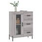 vidaXL Sideboard Grau Sonoma 69,5x34x90 cm Holzwerkstoff vidaXL Sideboard Grau Sonoma 69,5x34x90 cm Holzwerkstoff