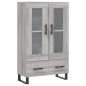 vidaXL Highboard Grau Sonoma 69,5x31x115 cm Holzwerkstoff vidaXL Highboard Grau Sonoma 69,5x31x115 cm Holzwerkstoff