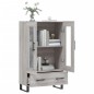 vidaXL Highboard Grau Sonoma 69,5x31x115 cm Holzwerkstoff vidaXL Highboard Grau Sonoma 69,5x31x115 cm Holzwerkstoff