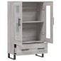 vidaXL Highboard Grau Sonoma 69,5x31x115 cm Holzwerkstoff vidaXL Highboard Grau Sonoma 69,5x31x115 cm Holzwerkstoff