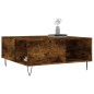 vidaXL Couchtisch Räuchereiche 80x80x36,5 cm Holzwerkstoff vidaXL Couchtisch Räuchereiche 80x80x36,5 cm Holzwerkstoff