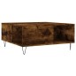 vidaXL Couchtisch Räuchereiche 80x80x36,5 cm Holzwerkstoff vidaXL Couchtisch Räuchereiche 80x80x36,5 cm Holzwerkstoff
