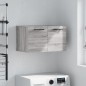 vidaXL Wandschrank Grau Sonoma 60x36,5x35 cm Holzwerkstoff vidaXL Wandschrank Grau Sonoma 60x36,5x35 cm Holzwerkstoff