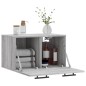vidaXL Wandschrank Grau Sonoma 60x36,5x35 cm Holzwerkstoff vidaXL Wandschrank Grau Sonoma 60x36,5x35 cm Holzwerkstoff