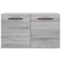 vidaXL Wandschrank Grau Sonoma 60x36,5x35 cm Holzwerkstoff vidaXL Wandschrank Grau Sonoma 60x36,5x35 cm Holzwerkstoff
