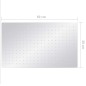 vidaXL Regenbrause Edelstahl 304 50x30 cm Rechteckig vidaXL Regenbrause Edelstahl 304 50x30 cm Rechteckig