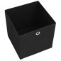 vidaXL Aufbewahrungsboxen 10 Stk. Vliesstoff 32 x 32 x 32 cm Schwarz vidaXL Aufbewahrungsboxen 10 Stk. Vliesstoff 32 x 32 x 32 cm Schwarz