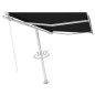 vidaXL Standmarkise Manuell Einziehbar 300x250 cm Anthrazit vidaXL Standmarkise Manuell Einziehbar 300x250 cm Anthrazit