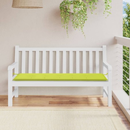 vidaXL Gartenbank-Auflage Hellgrün 150x50x3 cm Oxford-Gewebe