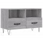 vidaXL TV-Schrank Grau Sonoma 80x36x50 cm Holzwerkstoff vidaXL TV-Schrank Grau Sonoma 80x36x50 cm Holzwerkstoff