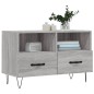 vidaXL TV-Schrank Grau Sonoma 80x36x50 cm Holzwerkstoff vidaXL TV-Schrank Grau Sonoma 80x36x50 cm Holzwerkstoff