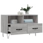 vidaXL TV-Schrank Grau Sonoma 80x36x50 cm Holzwerkstoff vidaXL TV-Schrank Grau Sonoma 80x36x50 cm Holzwerkstoff