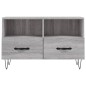 vidaXL TV-Schrank Grau Sonoma 80x36x50 cm Holzwerkstoff vidaXL TV-Schrank Grau Sonoma 80x36x50 cm Holzwerkstoff
