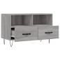 vidaXL TV-Schrank Grau Sonoma 80x36x50 cm Holzwerkstoff vidaXL TV-Schrank Grau Sonoma 80x36x50 cm Holzwerkstoff