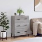 vidaXL Sideboard Grau Sonoma 69,5x34x90 cm Holzwerkstoff vidaXL Sideboard Grau Sonoma 69,5x34x90 cm Holzwerkstoff