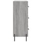 vidaXL Sideboard Grau Sonoma 69,5x34x90 cm Holzwerkstoff vidaXL Sideboard Grau Sonoma 69,5x34x90 cm Holzwerkstoff