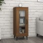 vidaXL Sideboard Braun Eichen-Optik 34,5x34x90 cm Holzwerkstoff vidaXL Sideboard Braun Eichen-Optik 34,5x34x90 cm Holzwerkstoff