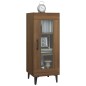 vidaXL Sideboard Braun Eichen-Optik 34,5x34x90 cm Holzwerkstoff vidaXL Sideboard Braun Eichen-Optik 34,5x34x90 cm Holzwerkstoff
