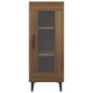 vidaXL Sideboard Braun Eichen-Optik 34,5x34x90 cm Holzwerkstoff vidaXL Sideboard Braun Eichen-Optik 34,5x34x90 cm Holzwerkstoff
