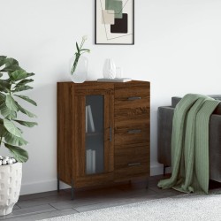 vidaXL Sideboard Braun Eichen-Optik 69,5x34x90 cm Holzwerkstoff